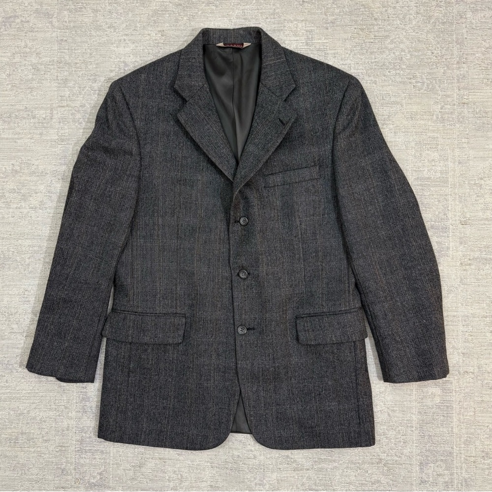 JOS A BANK Corporate Collection 100% Lambs Wool Gray Blazer Sports Coat Mens 40R